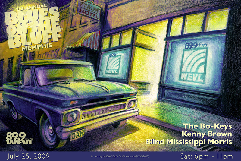 21st Annual Blues on the Bluff® Poster